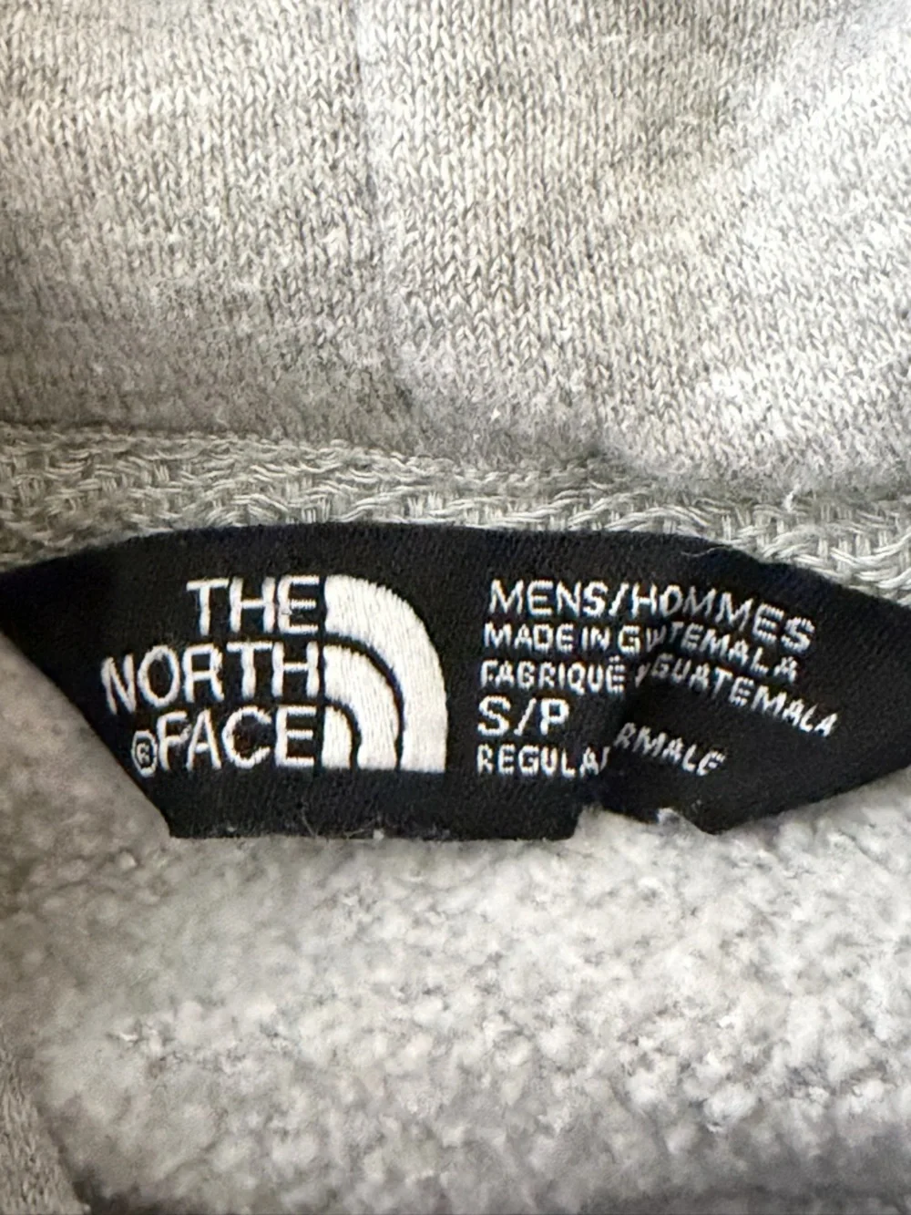 The North Face Hoodie Mens Small Gray‎ Logo Pullover Sweatshirt